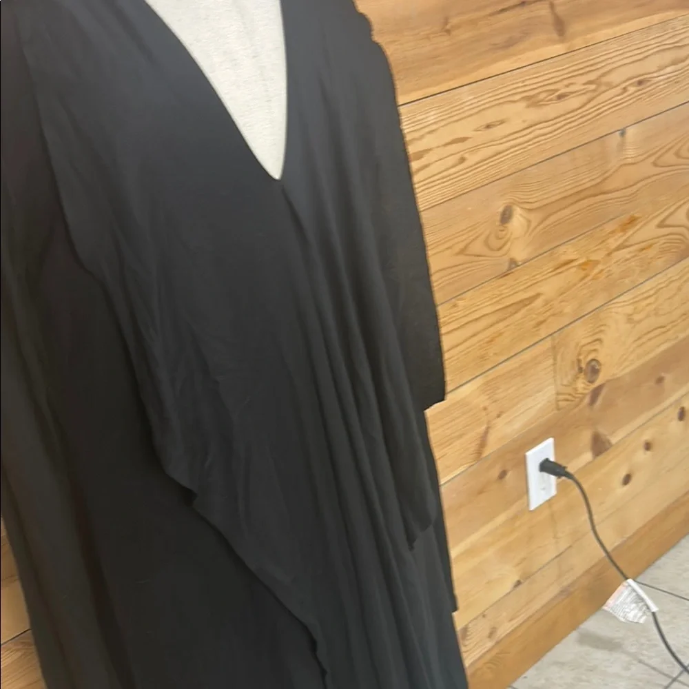 EUC Elegant BCBG Max Azria long sleeve draped lightweight jersey sweater dress - Picture 6 of 13